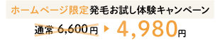 実感発毛体験